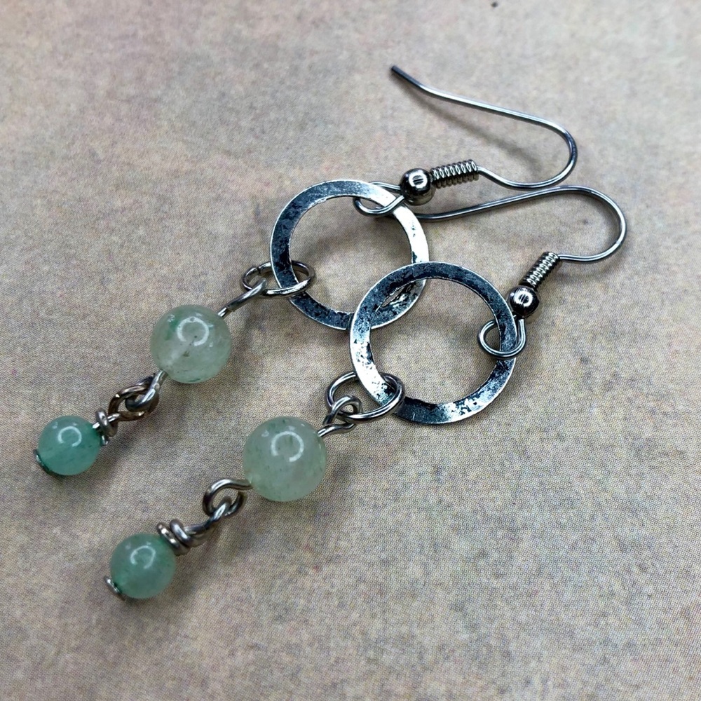 Aventurine Dangle Earrings